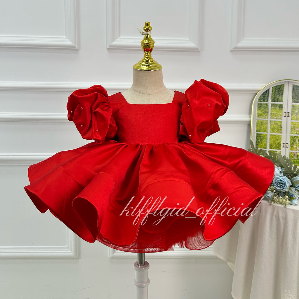 Baby birthday dress Pageant gowns for girls Wedding flower girl | KLFFIGID