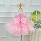 Girls Wedding Flower Girl & Baby First Birthday Dress | KLFFIGID