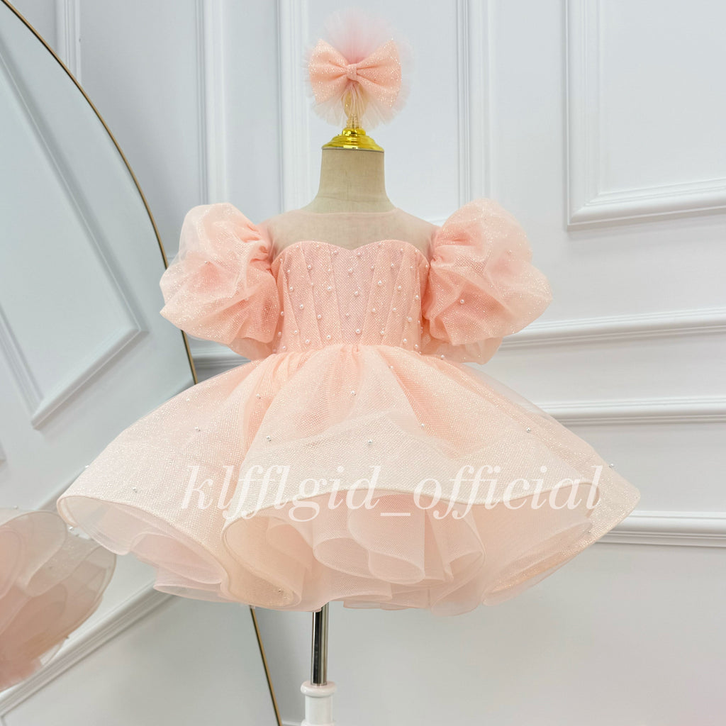 Baby Birthday Dress Toddler Princess Gown Elegant Princess Costume｜KLFFIGID