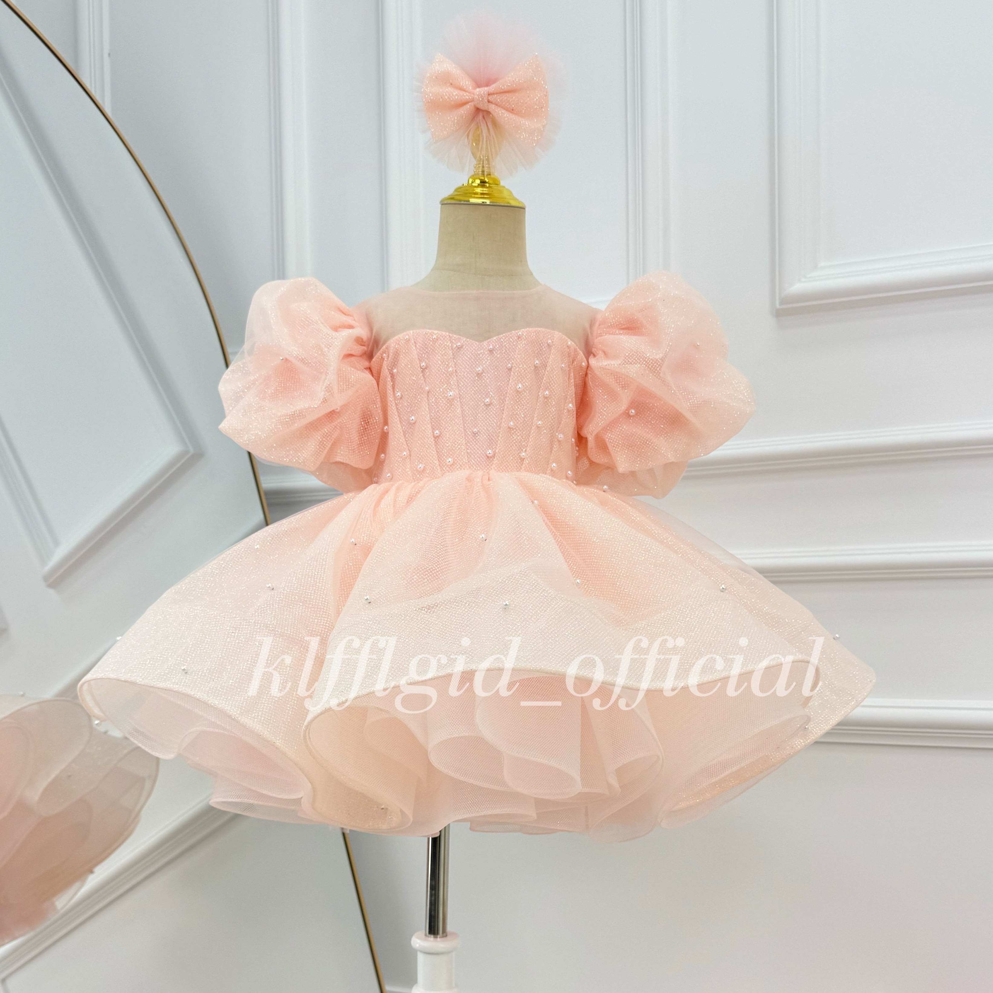 Baby Birthday Dress Toddler Princess Gown Elegant Princess Costume｜KLFFIGID