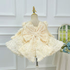 Floral 1st Birthday & Wedding Flower Girl Pageant Dress | KLFFIGID