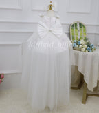 Luxury Baby First Birthday Flower Girl Dress with Train | KLFFLGID