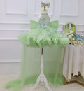 Baby Birthday Dress Gorgeous Flower Girl Dress Toddler Layered Tulle Skirt | KLFFIGID
