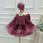 Girls Butterfly Princess Dress Baby birthday dress Luxury Princess Style | KLFFIGID