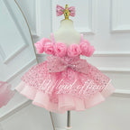 Girls' Wedding Dress Toddler Party Dress Luxury Couture | KLFFIGID