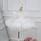 Girls' Pageant & Fluffy Floral Baby Dress for Weddings | KLFFIGID