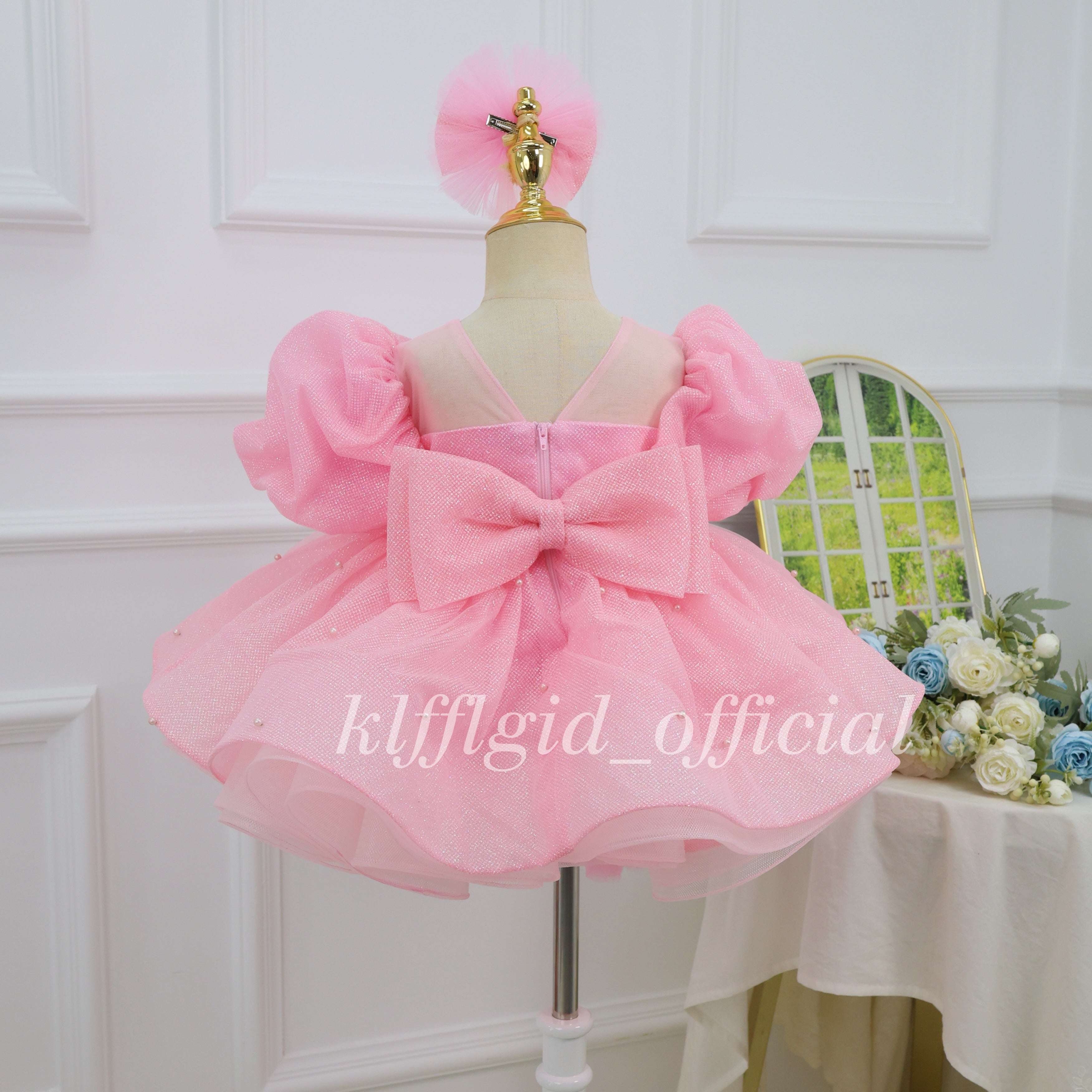 Baby Birthday Dress Toddler Princess Gown Elegant Princess Costume｜KLFFIGID