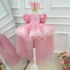 Baby Birthday Dress Gorgeous Flower Girl Dress Party Frock | KLFFIGID