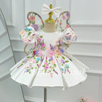 Birthday Dress for Baby Girls Luxurious pageant gown Girls Sparkly Ball Gown｜KLFFIGID