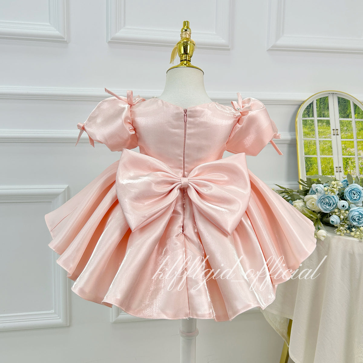 Wedding Flower Girl Dress Baby Birthday Dress Host's evening gown｜KLFFIGID