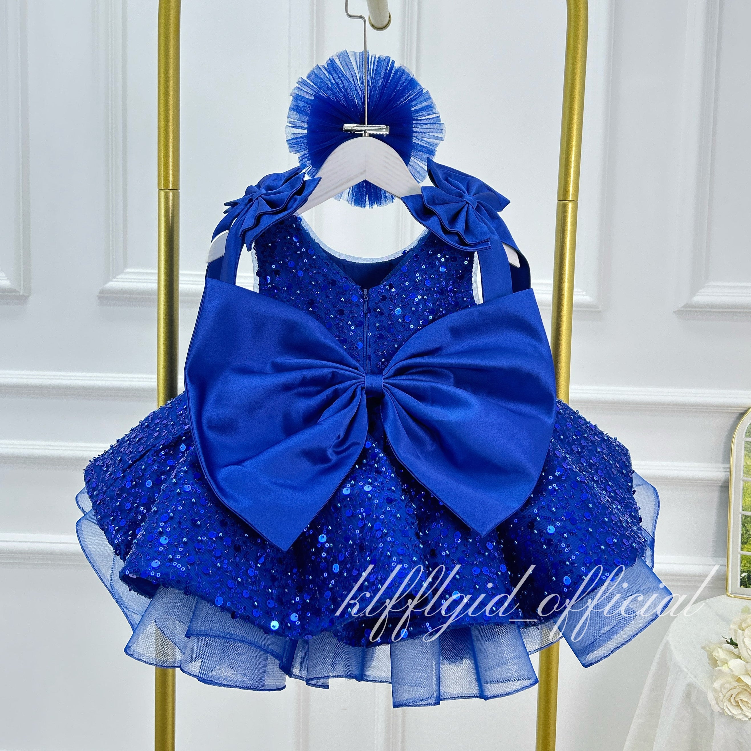 Luxury Girls Couture Flower Girl Wedding Dress | KLFFIGID