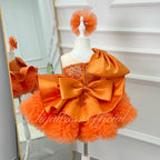 One-Shoulder Mesh Fluffy Stage Performance Dress for Girls | KLFFIGID