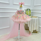 Birthday Princess Dress Girls Fairy Dress Flower Girl Dress | KLFFIGID