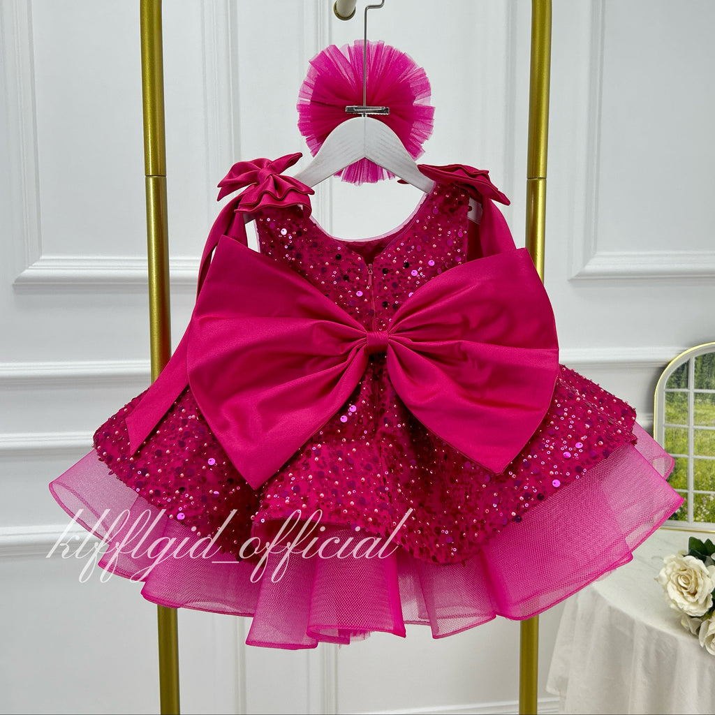 Luxury Girls Couture Flower Girl Wedding Dress | KLFFIGID