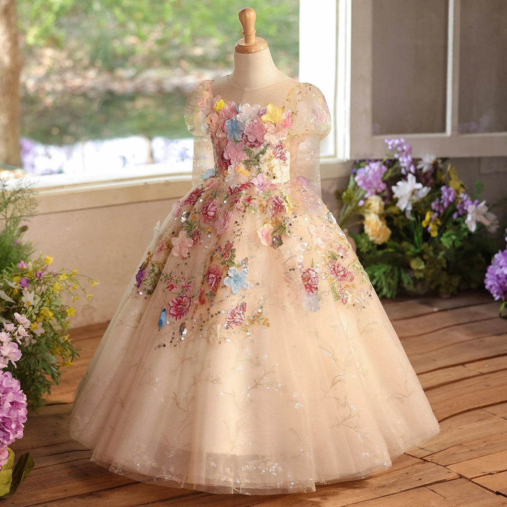 Floral dresses, wedding dresses, birthday party dresses, baby dresses, princess dresses for girlsess