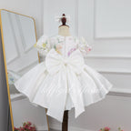 Baby First Birthday Flower Girl Tulle Princess Dress | KLFFIGID