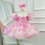 Baby Birthday Dress Flower Girl Dress Luxury Girls Couture | KLFFIGID