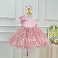 One-Shoulder Bow Princess Wedding Pageant Dress | KLFFIGID