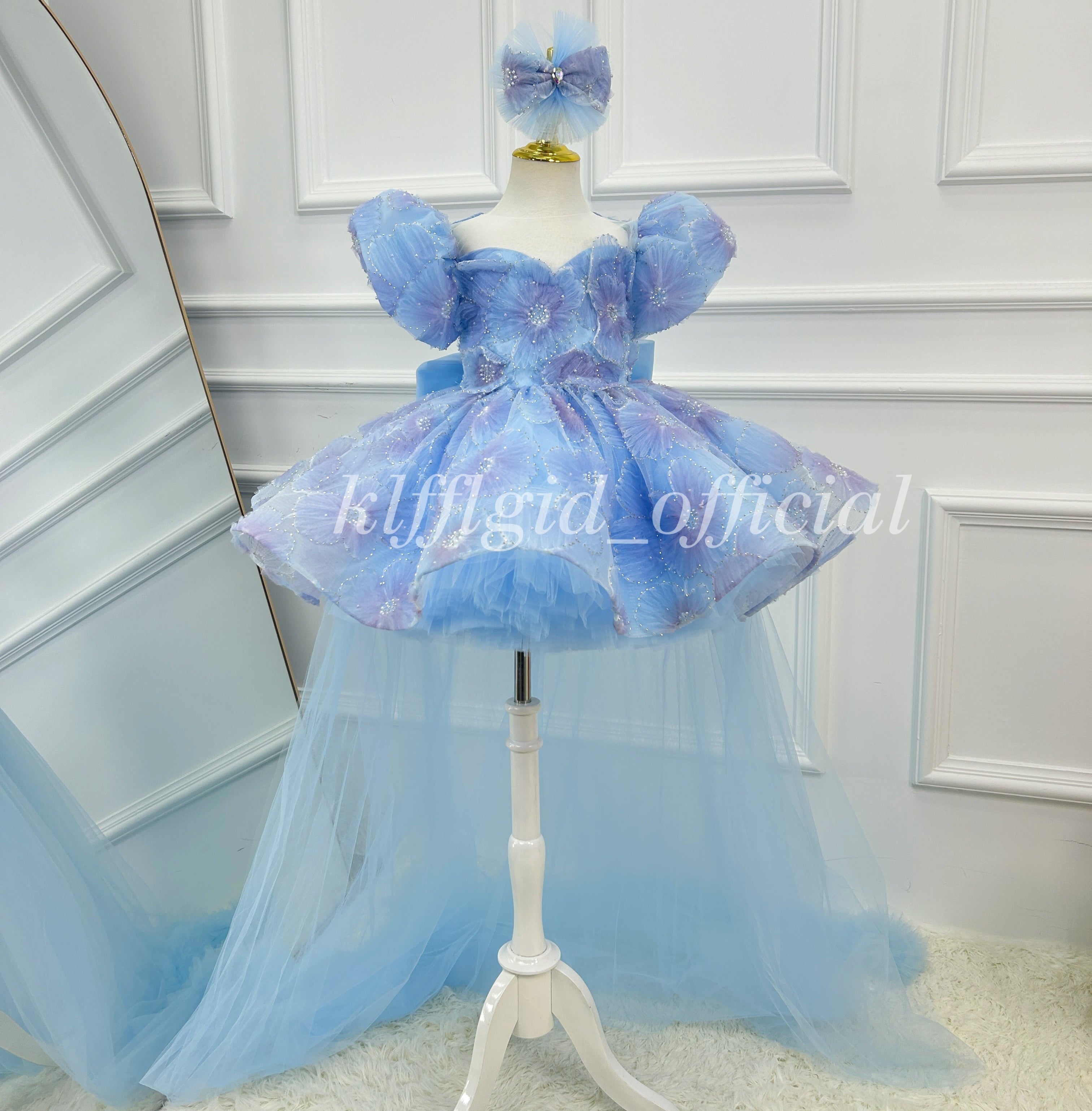 Flower Fairy Princess Dress Cute First-Birthday Dress｜KLFFIGID