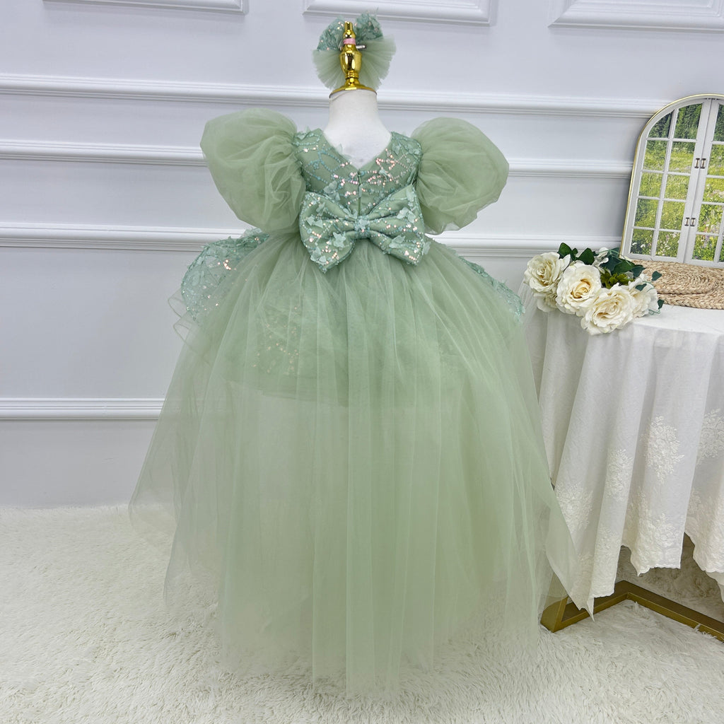 Baby 1st Birthday Dress & Flower Girl Gown for Wedding | KLFFIGID