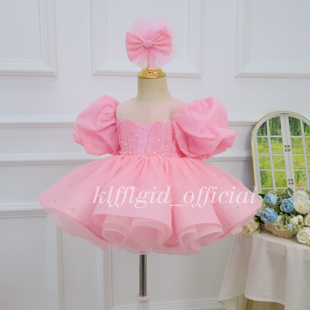 Baby Birthday Dress Toddler Princess Gown Elegant Princess Costume｜KLFFIGID