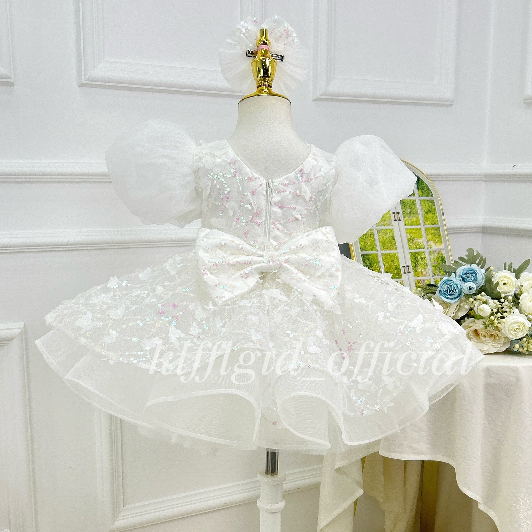 Baby 1st Birthday Dress & Flower Girl Gown for Wedding | KLFFIGID