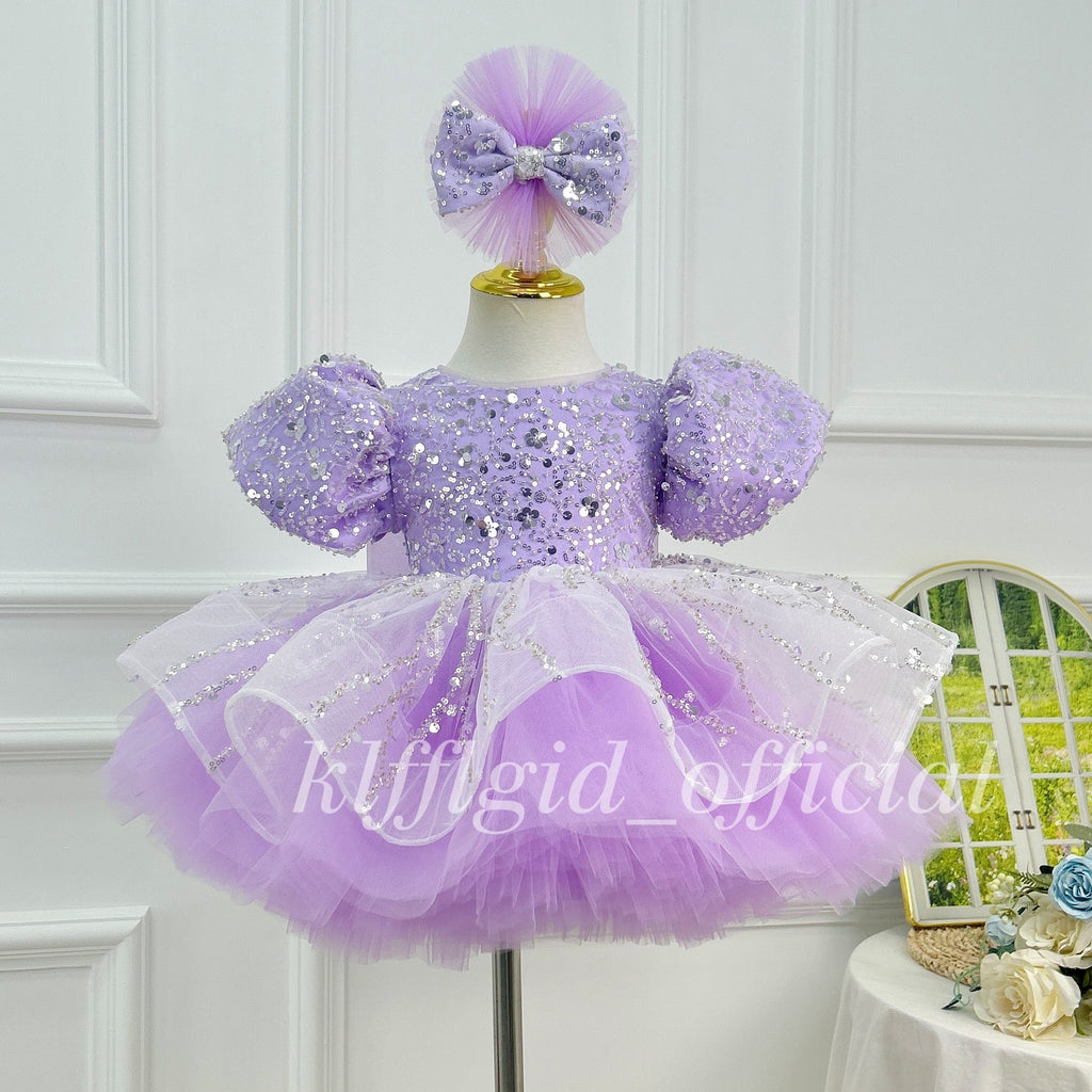 1st Birthday Flower Girl & Pageant Dress | KLFFIGID