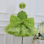 Birthday dress for girls Elegant pageant gown Green party dress｜KLFFIGID