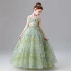 Elegance Dreamy Princess Dress Elegant Girl's Formal Dress for Birthday party clothes