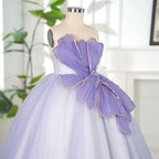 3-12 years old celebration stage performance children's dress beautiful mesh long skirt