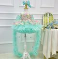 Floral Flower Girl Dress Baby's Birthday Party Dress | KLFFLGID