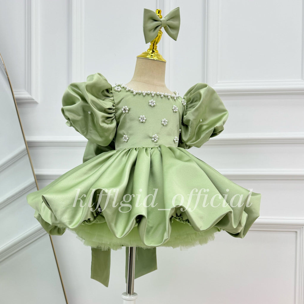 Wedding Party Dress Baby Birthday Dress Princess Theme Party ｜KLFFIGID