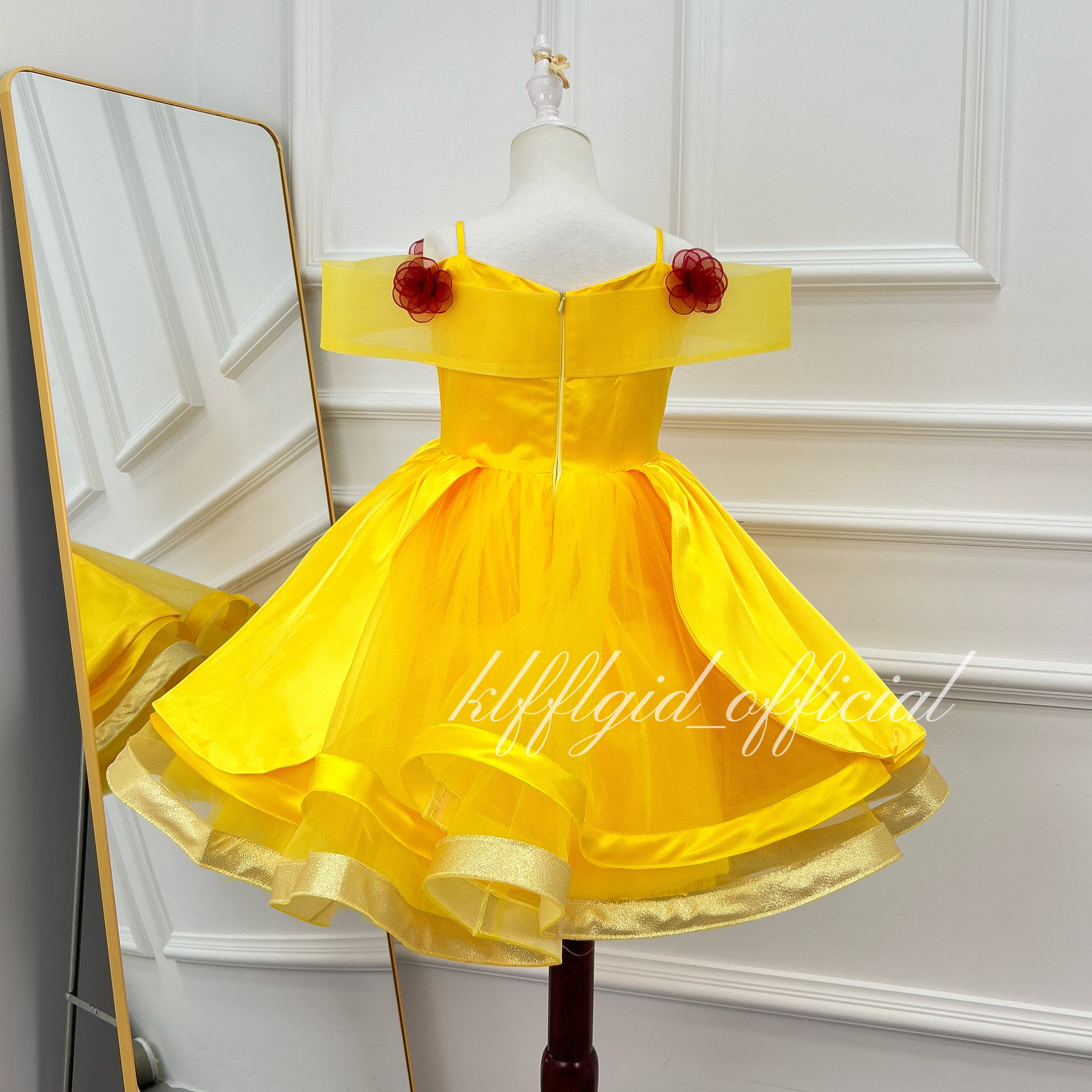 Princess Ball Gown Birthday Party Dress for Girls | KLFFLGID
