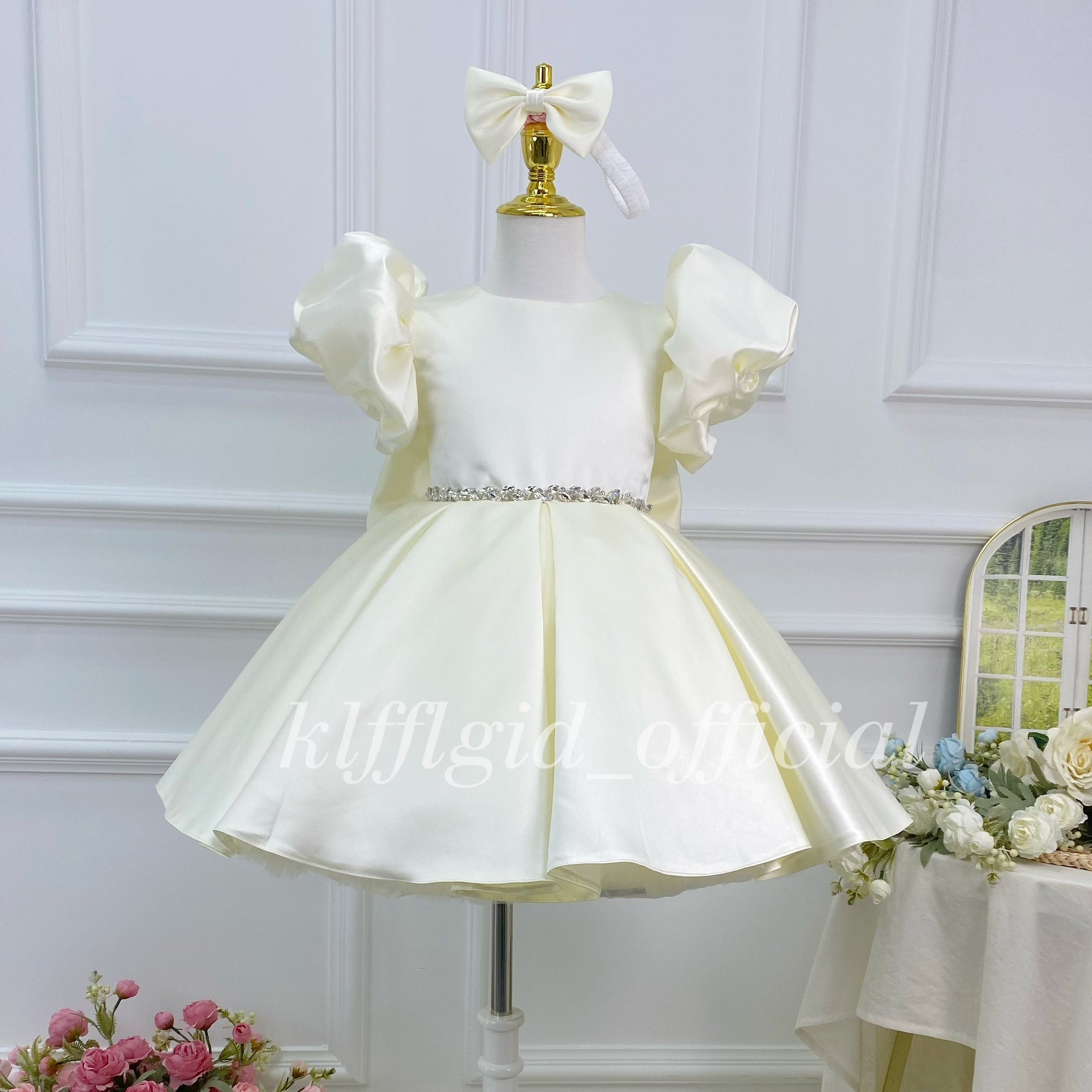 Birthday Party Dress Toddler Princess Gown Kids Wedding Dress｜KLFFIGID