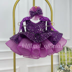 Girls First birthday dress Cute bow-adorned party dress | KLFFIGID