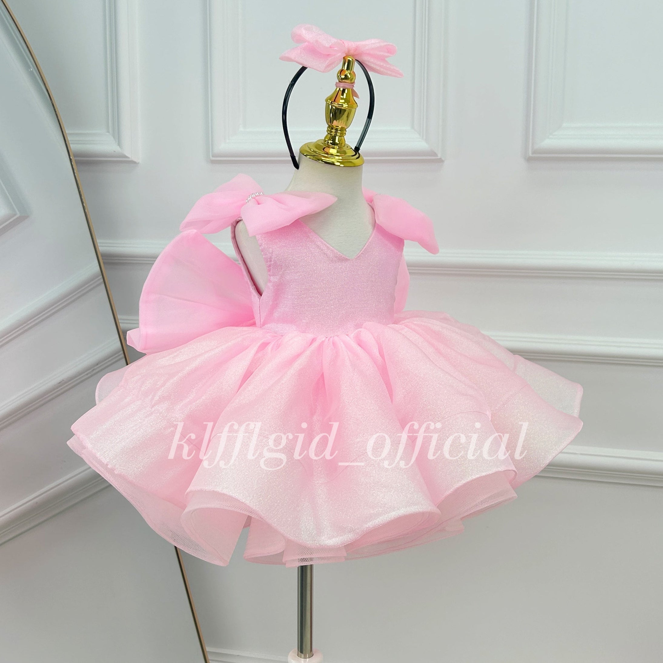 Baby Birthday Dress Girl Tulle Dress for Girls Wedding Flower ｜KLFFIGID