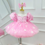 Girls Birthday Dress Polka-dot baby party outfit Pageant dress | KLFFIGID