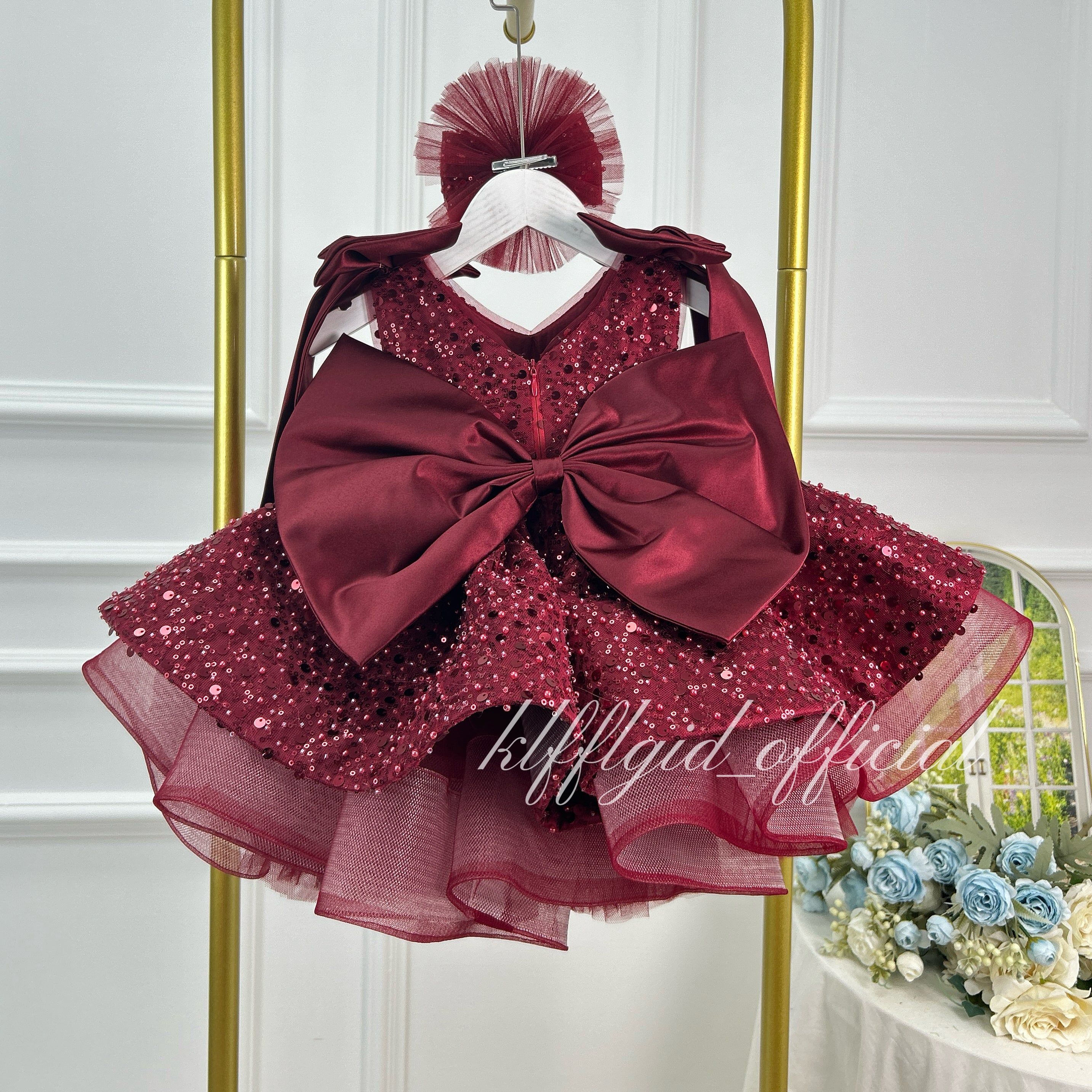 Luxury Girls Couture Flower Girl Wedding Dress | KLFFIGID