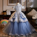 3-12 years old sparkling princess fantasy girl dress sparkling star fantasy glitter ball girl evening dress, girl dress