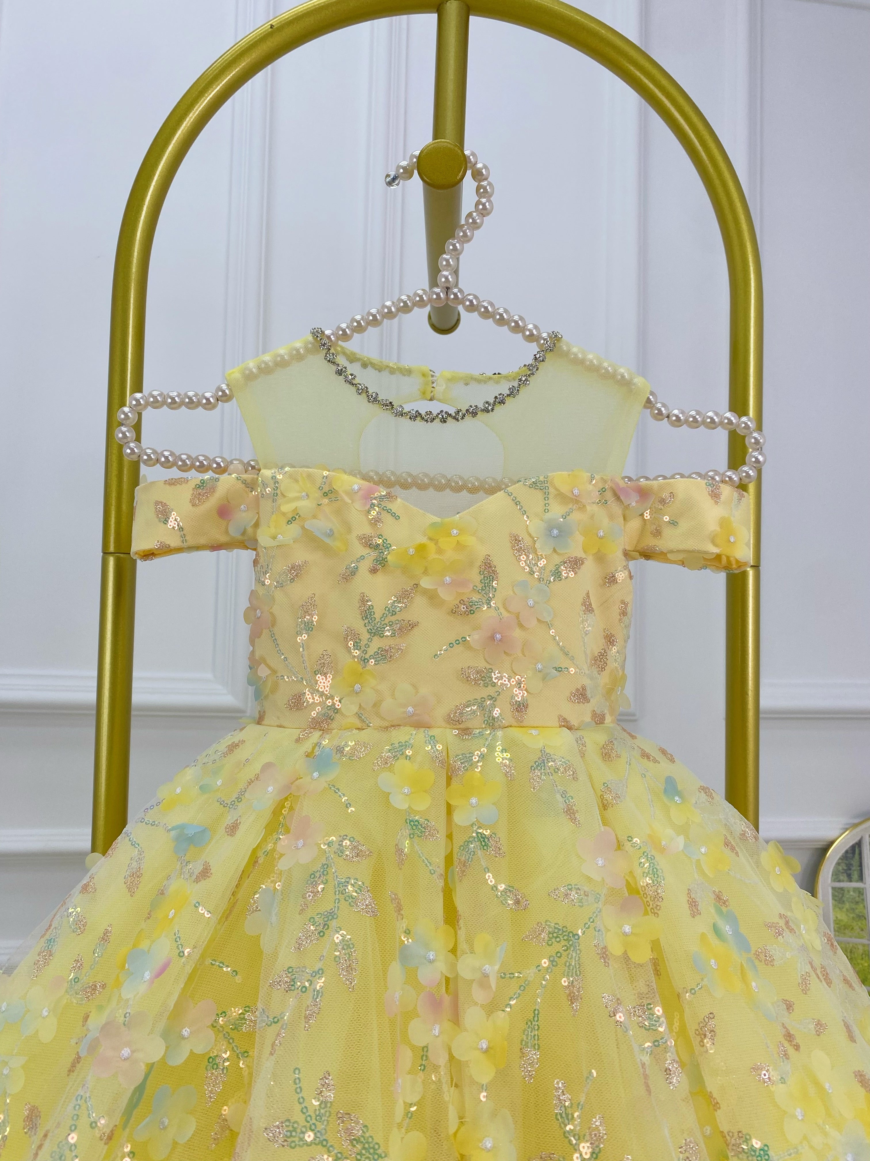 Birthday Party Dress  Girls Pageant Dress Elegant Princess Costume｜KLFFIGID