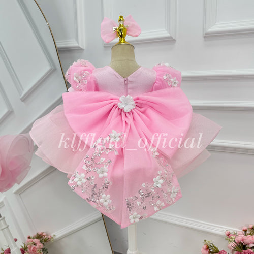 Baby's First Birthday Princess Ball Gown & Flower Girl Dress | KLFFLGID