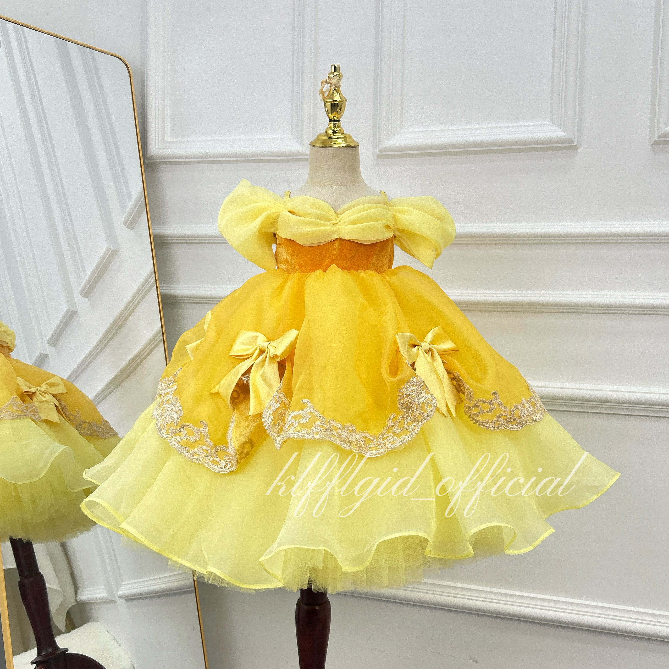 Baby birthday dress Princess Theme Party Butterfly Wing Design | KLFFIGID