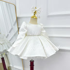 Baby Birthday Dress Girl Tulle Dress Wedding flower girl outfits｜KLFFIGID
