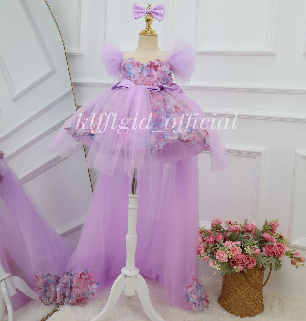 Baby Birthday Dress Wedding flower girl Elegant pageant dress for girls｜KLFFIGID