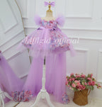 Baby Birthday Dress Wedding flower girl Elegant pageant dress for girls｜KLFFIGID