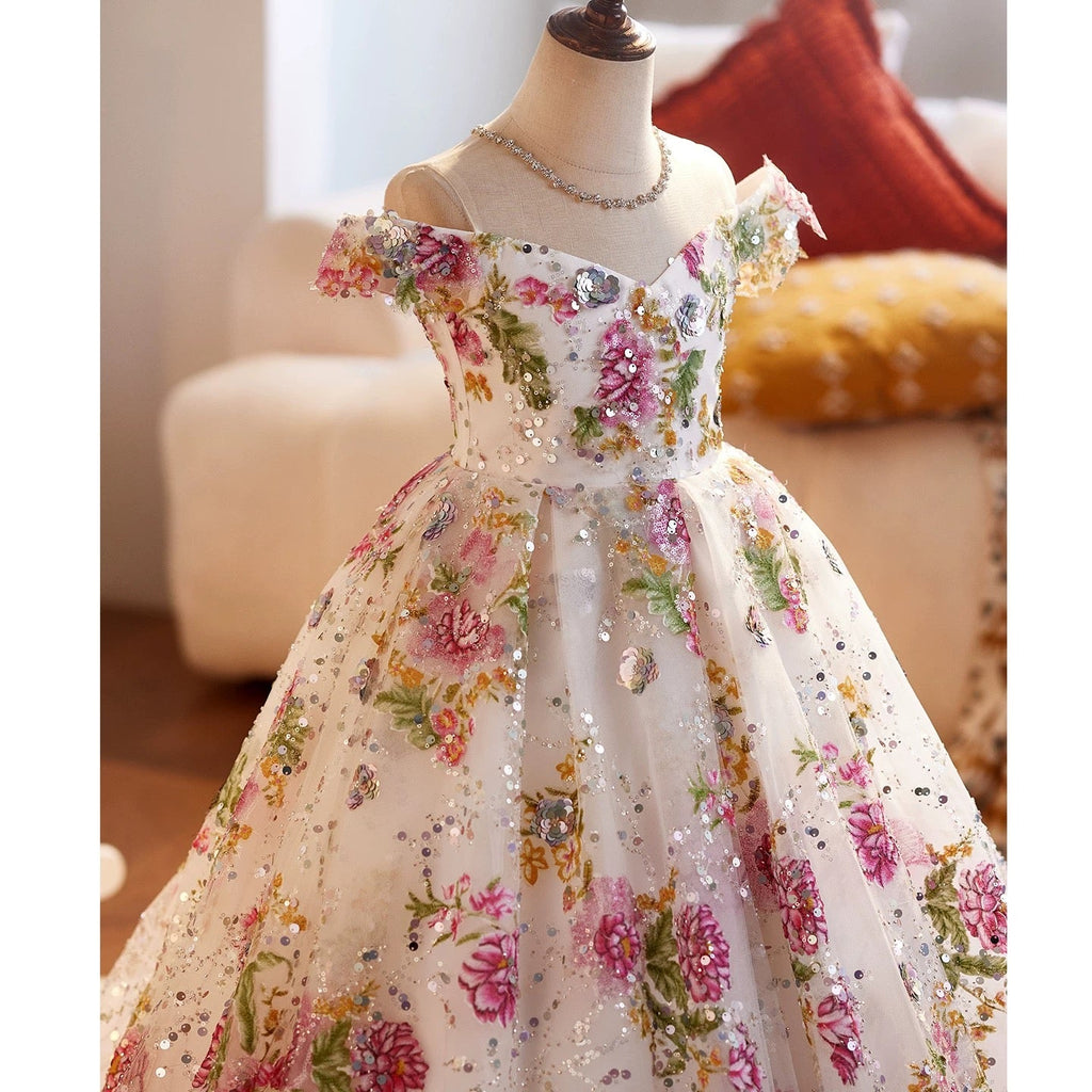 3-12 year old girl dresses, Flower Girl Pageant Dance Apparel, wedding dresses, birthday party girl princess dresses