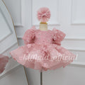 Girls' floral princess dress Baby's Birthday Party Dress | KLFFLGID