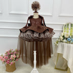 Birthday Dress Pageant Dress for Girls Wedding Ceremony skirt | KLFFIGID