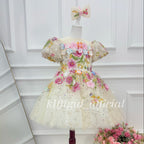 Toddler Party Dress Flower Girl Gown Baby pageant Dress | KLFFIGID