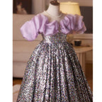Girls elegant sequin party princess dress 2-12Yrs wear
